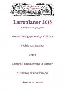 Læreplaner 2015